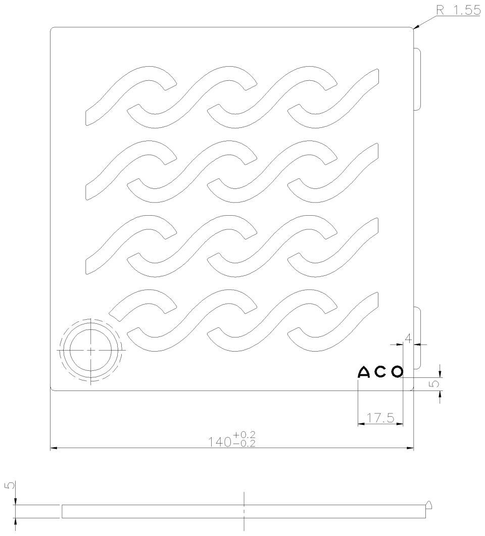 ACO ShowerDrain Rost