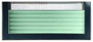 ACO Vario Abdeckung 1000x600 mm Glas vorne Maschenrost und Randeinfassung anthrazit