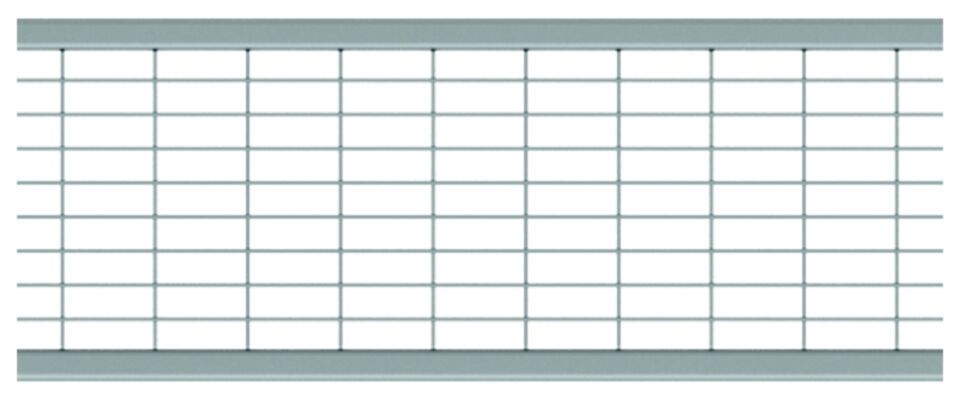 ACO Drainlock Maschenrost Q+ NW100 mm Stahl verzinkt B125 1000 mm MW30X10
