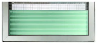 ACO Vario Abdeckung 1000x600 mm Glas vorne Maschenrost und Randeinfassung Edelstahl