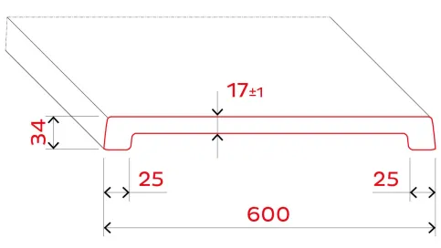 Fensterbanktyp exclusiv - Doppelfensterbank