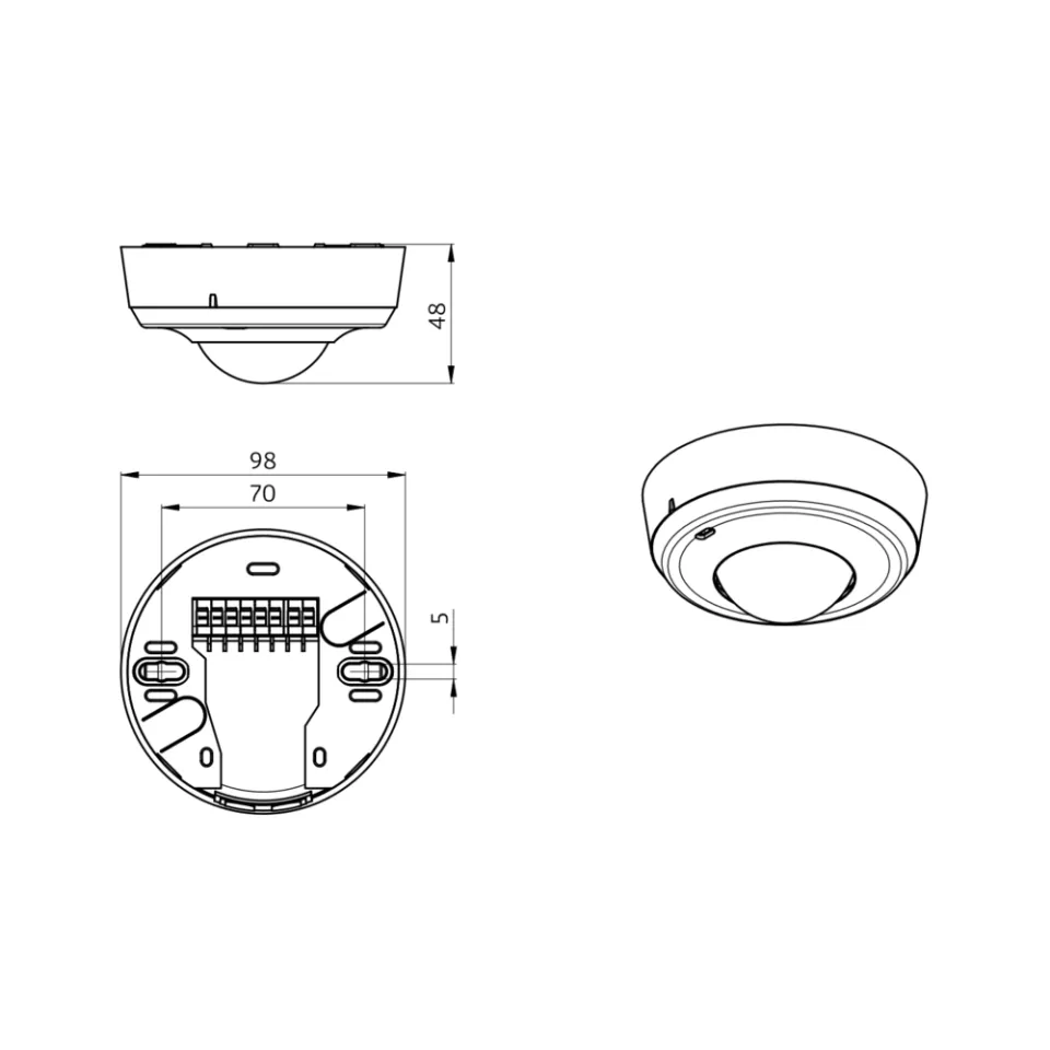 LUXOMAT® Deckenpräsenzmelder - 2-Kanal