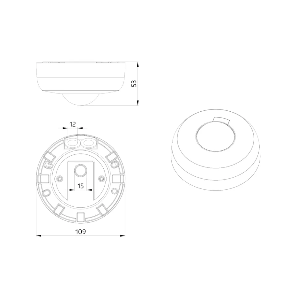 LUXOMAT® Deckenbewegungsmelder - 1-Kanal