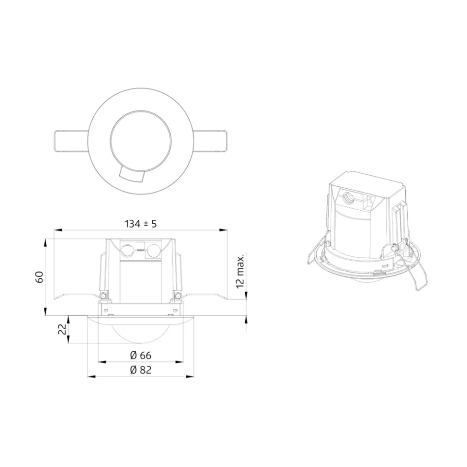 LUXOMAT® Deckenbewegungsmelder - 1-Kanal