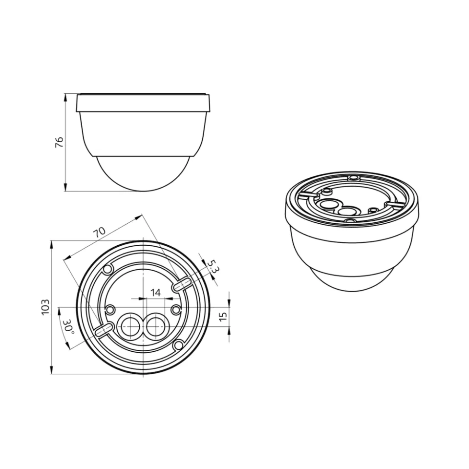 LUXOMAT® Deckenpräsenzmelder - 1-Kanal