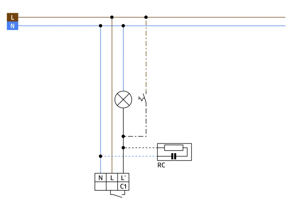 LUXOMAT® Deckenbewegungsmelder - 1-Kanal