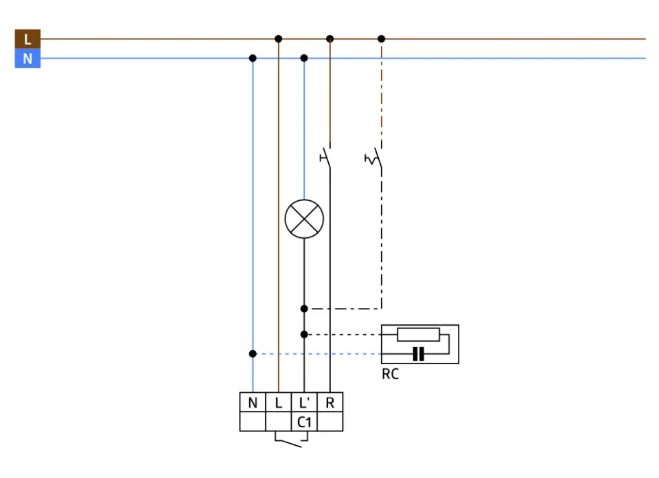 LUXOMAT® Wandmelder - Bewegungsmelder 1-Kanal