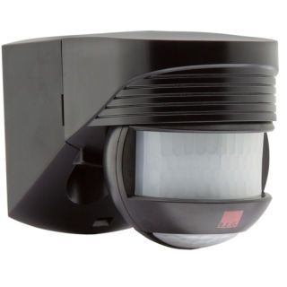 Bewegungsmelder für Außenbereiche LC-Click-N 200, schwarz matt, ähnlich RAL9005