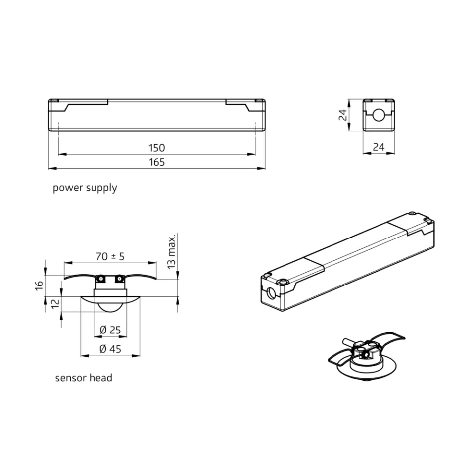 LUXOMAT® Deckenpräsenzmelder - 1-Kanal