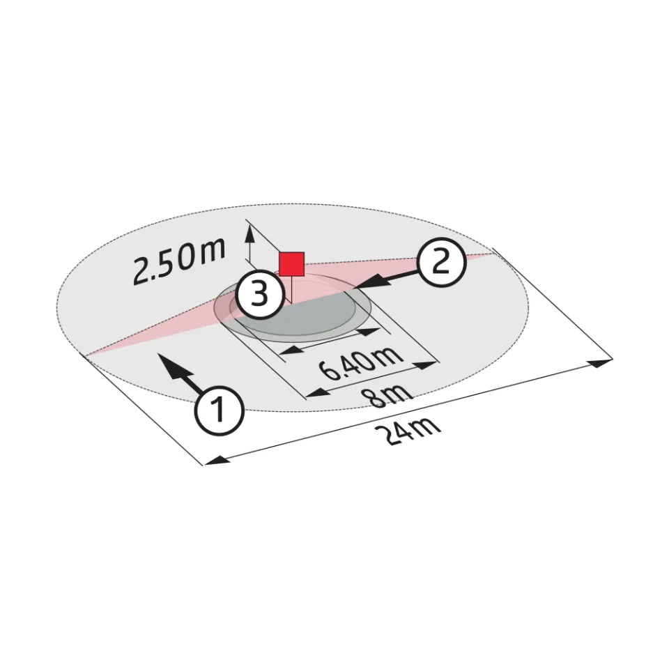 Decken-Präsenzmelder PD4-M-1C-DE, weiß matt, ähnlich RAL9010