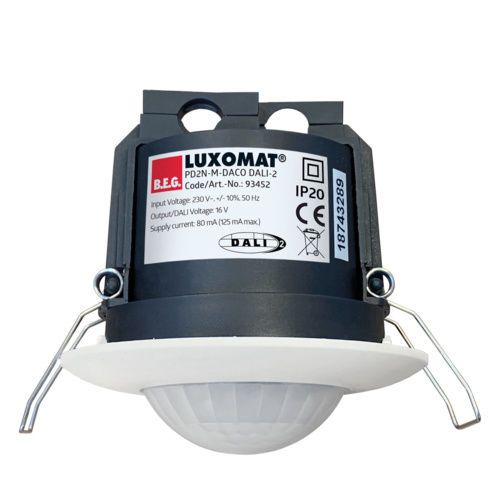 LUXOMAT® DALI Kompakt Präsenzmelder - 1-Kanal Broadcast