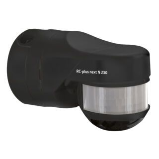 Wand KNX-Präsenzmelder RC-plus next N 230 KNXs-DX 230, schwarz matt, ähnlich RAL9005