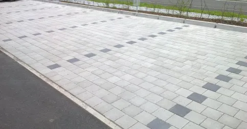 Betonsteinpflaster CARRE-Drain naturgrau und anthrazit