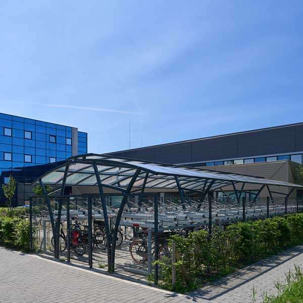 FalcoRail Überdachung für Doppelstockparker, einseitig