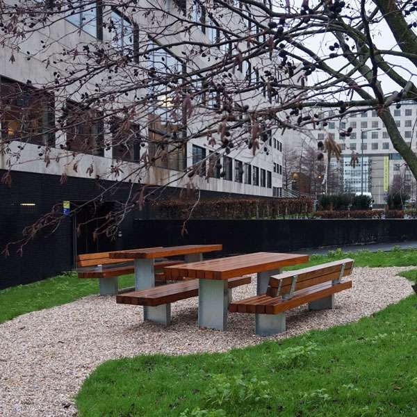 FalcoGlory Parkbank mit Rückenlehne