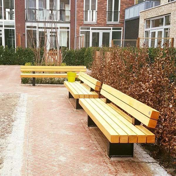 FalcoGlory Parkbank mit Rückenlehne