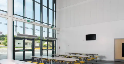 Elgin Academy,UK, Rockfon VertiQ®, A24, 2700 x 1200