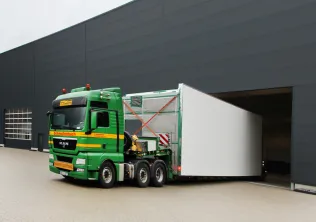 Verladung der Module