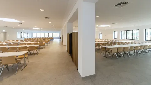 Speisesaal in modularer Bauweise