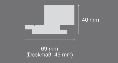 Deckmaß 49 mm