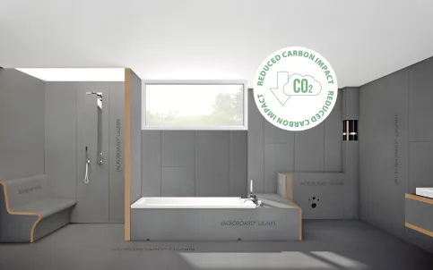 Mit der LIGNIN-Linie leistet JACKON Insulation by BEWI einen wegweisenden Beitrag zur CO2-Reduzierung.