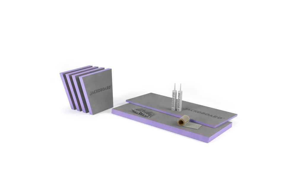 JACKON JACKOBOARD® S-Kit Montage-Set Duschsitzbank