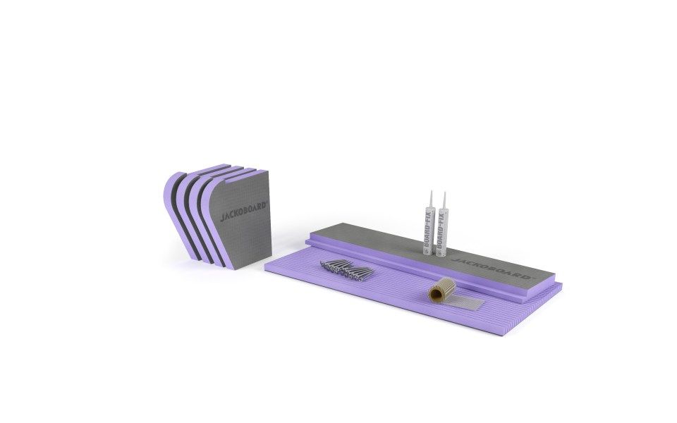 JACKON JACKOBOARD® S-Kit Montage-Set Duschsitzbank
