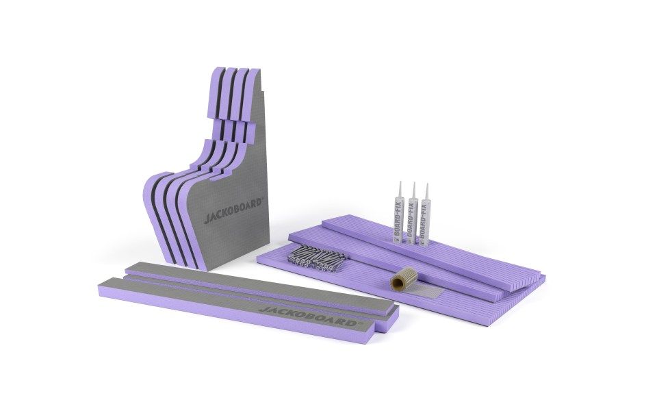 JACKON JACKOBOARD® S-Kit Montage-Set Duschsitzbank