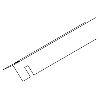 OWA - Abstandshalter Nr. 43 1225,5 x 20 x 20 mm für Raster 1200 mm - verzinkt