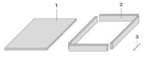 OWA - MINOWA® Brandschutzkoffer 1250 x 312,5 x 40 mm für Raster 1.250 x 312 mm