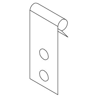 OWA - Abhängekralle Nr. 6510 Länge: 50 mm - Breite: 22 mm verzinkt