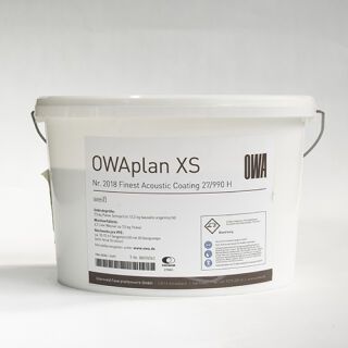 OWA - Nr. 2018 OWAplan XS Putz Putz, weiß, pulvrig Körnung 0,2 mm - 7,5 kg Pulver/Eimer
