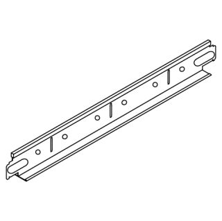OWA - Verbindungsprofil Nr. 47KB 1200 x 24 x 38 mm Sichtseite weiß - korrosionsbeständig