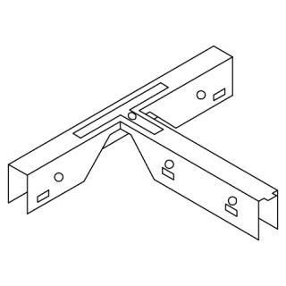 OWA - T-Verbinder Nr. 61/1 Länge: 75 mm - Breite: 100 mm verzinkt