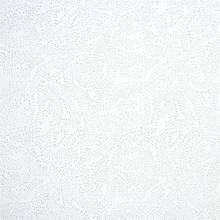 Sternbild: Mineralplatte genadelt/geprägt, farbbeschichtet weiß
