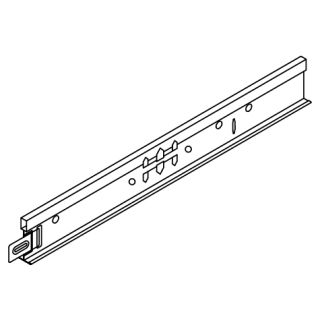 OWA - Tragprofil cliq-15-MR 3000 x 15 x 38 mm Sichtseite weiß
