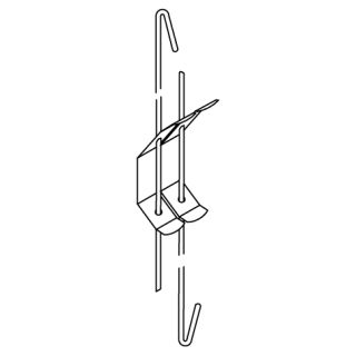 OWA - Schnellabhänger Nr. 12/60/1 Länge: 570 mm - Haken/Haken verzinkt