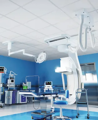 Sinfonia Silencia Humancare ist eine stark schallabsorbierende Mineraldecke (A-Absorber)