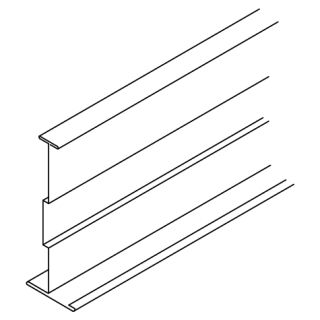 OWA - Tragprofil Nr. 40 1800 x 24 x 70 mm weiß
