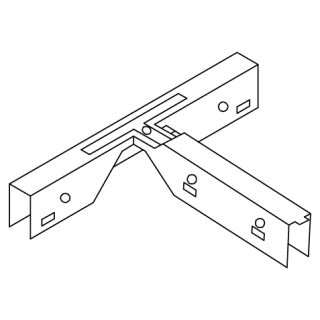 OWA - T-Verbinder Nr. 61/2 Länge: 75 mm - Breite: 100 mm verzinkt