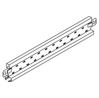 OWA - Verbindungsprofil Nr. 3512 600 x 14,3 x 38 mm weiß-schwarz