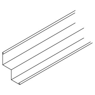 OWA - Stufenwandprofil Nr. 56/20 3000 x 40 x 45 mm Sichtseite weiß