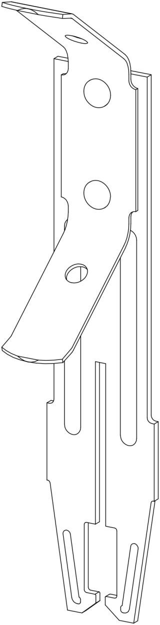 OWA - Spannabhänger klick Nr. 12/44 Länge: 110 mm - Breite: 20 mm verzinkt