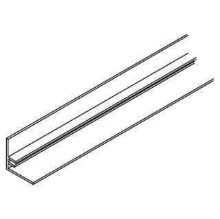 OWA - F-Wandprofil Nr. 50F 4000 x 25 x 25 mm - D: 1,5 mm reinweiß (ähnlich RAL 9010)