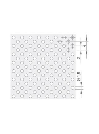 OWA - Rd1522 - Kante 01 - mit Vlies 625 x 625 x 0,6 mm ähnl. RAL 9003 Signalweiß