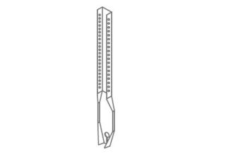OWA - Nonius-Abhänger Nr. 1787S Länge: 190 mm verzinkt