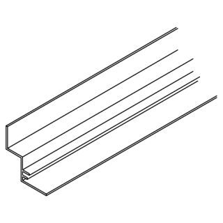 OWA - F-Stufenwandprofil ALU - Nr. 5620F 3000 x 45 x 40 mm - D: 1,2 mm reinweiß (ähnl. RAL 9010)