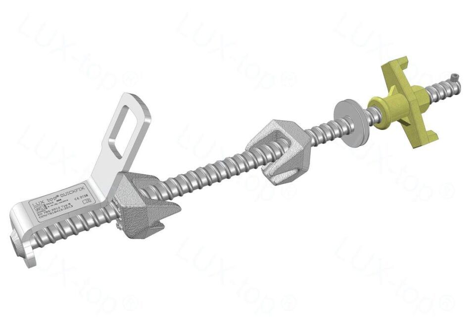 LUX-top QUICKFIX Abnehmbarer Anschlagpunkt zur Klemmbefestigung an Stahlbauteilen