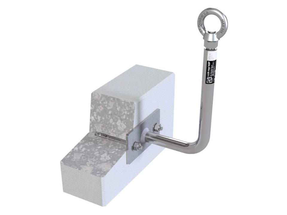 LUX-top ASP EV 2s 90° / ASP EV 2s 90° L/R Anschlagpunkte zur seitlichen Befestigung an Beton- oder Stahlbauteilen