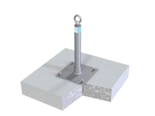 LUX-top RGD (Abseilpunkt) Anschlagpunkt zur Befestigung auf Beton oder Stahl